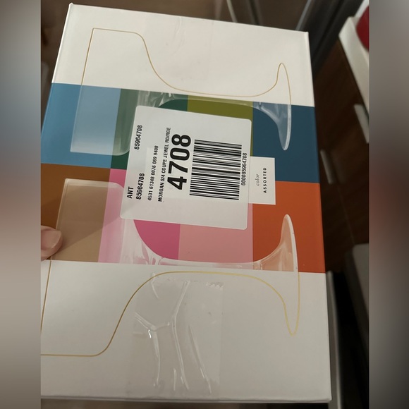 Morgan flutes Glasses Jewel Tones set of 4 - Picture 6 of 15